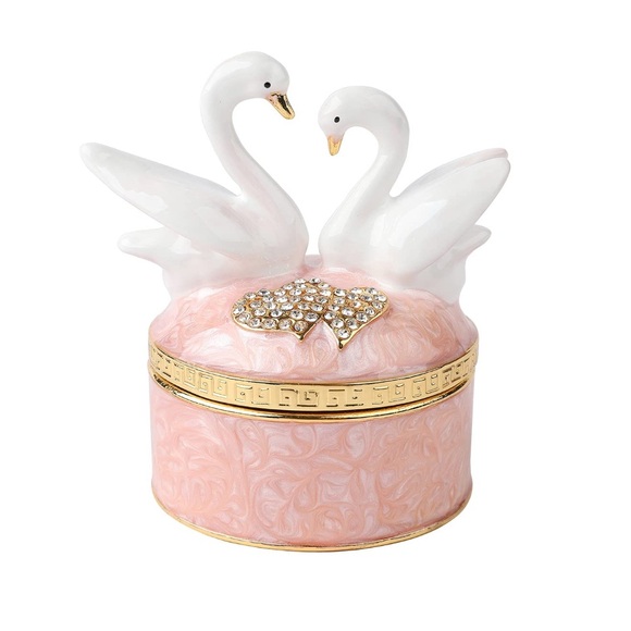 Other - Elegant Swan Jewelry Trinket Box 💕